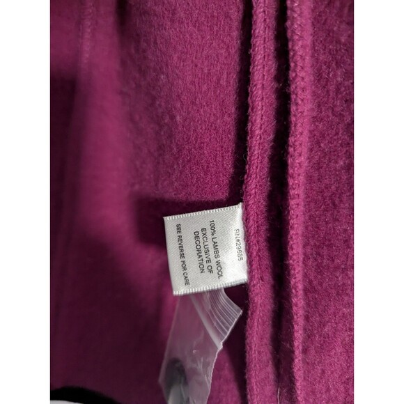 Pendleton 100 percent Lambs Wool Women's Pink Coat Small - Picture 8 of 8